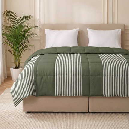 Easy Dekbed Zonder Overtrek - Vertical Lines