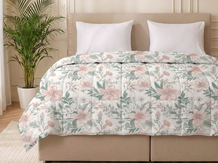 Easy Dekbed Zonder Overtrek - Pink Blossom