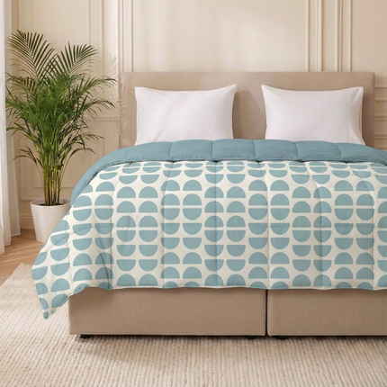 Easy Dekbed Zonder Overtrek - Half Circles