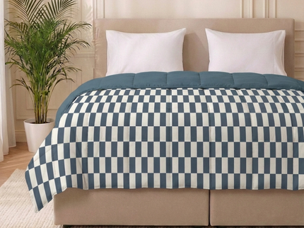 Easy Dekbed Zonder Overtrek - Pastel Rectangles