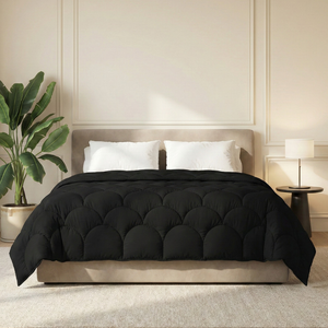 Lazy Dekbed Zonder Overtrek - Uni - Zwart