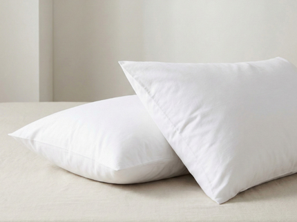 Kussenslopen Percale Katoen - 2-PACK - Wit