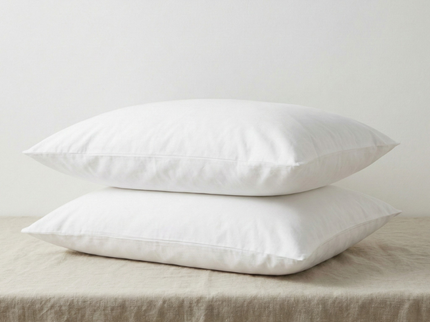 Kussenslopen Percale Katoen - 2-PACK - Wit