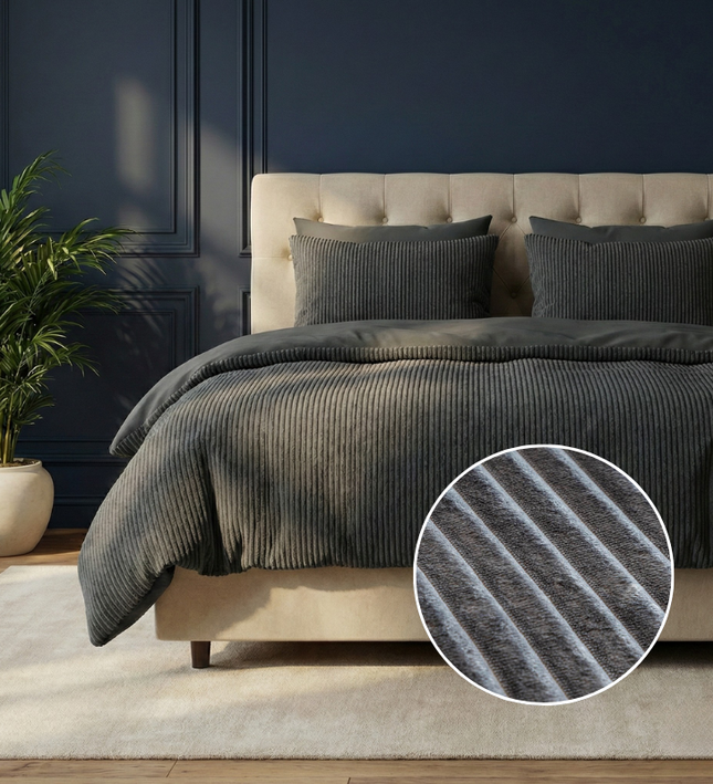 Dekbedovertrek Teddy Rib