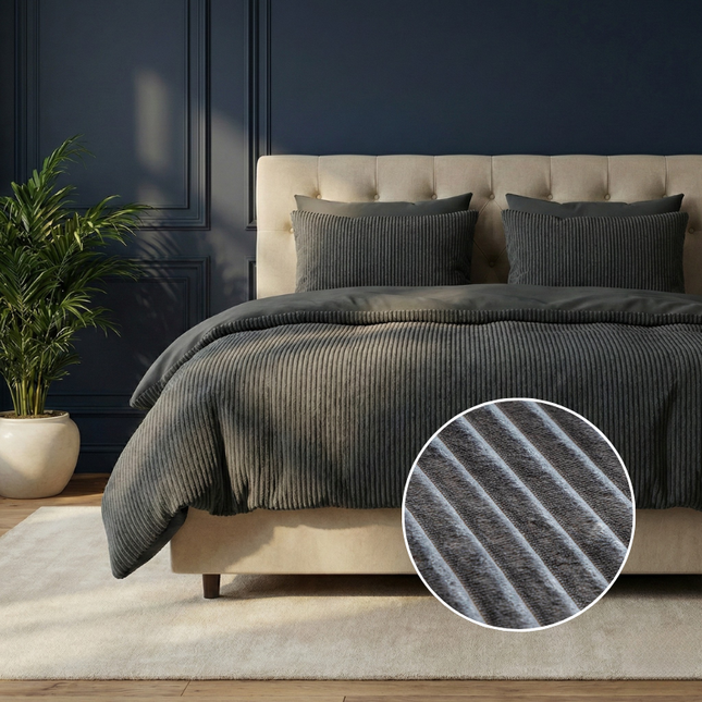 Dekbedovertrek Teddy Rib