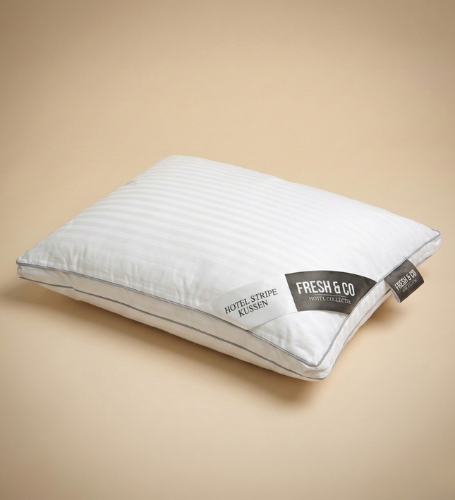 Hoofdkussen - Hotel Stripe Micro Dons