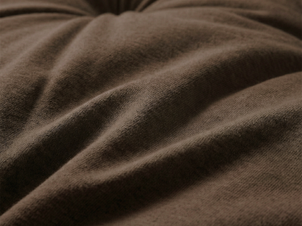 Easy Dekbed Zonder Overtrek Jersey Melange - Taupe/Bruin
