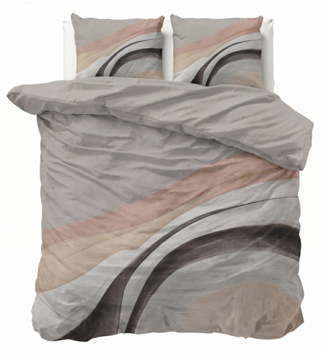 Dekbedovertrek Percale Katoen - Retro Narciscus