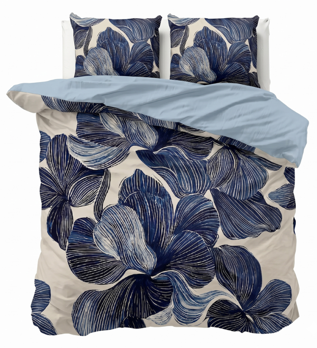 Dekbedovertrek Percale Katoen - Indigo Blend