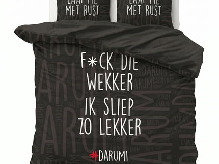 Dekbedovertrek #DARUM! F*ck die wekker!