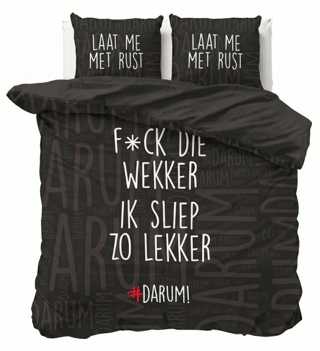 Dekbedovertrek #DARUM! F*ck die wekker!