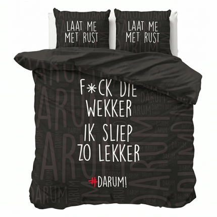 Dekbedovertrek #DARUM! F*ck die wekker!