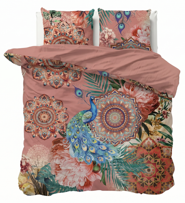 Dekbedovertrek Percale Katoen - Peacock Dream