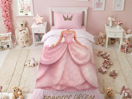 Easy Dekbed Zonder Overtrek Kids - Prinses