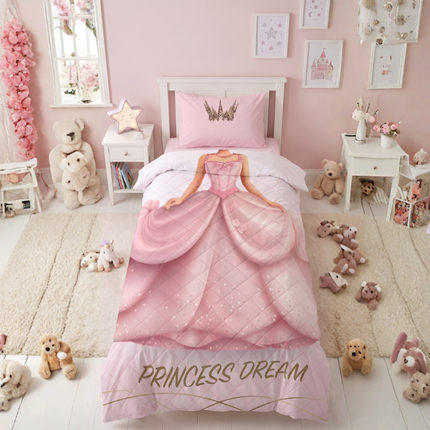 Easy Dekbed Zonder Overtrek Kids - Prinses