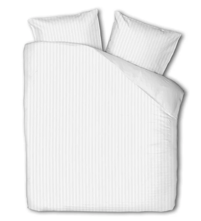 Dekbedovertrek Hotel Stripe - Wit