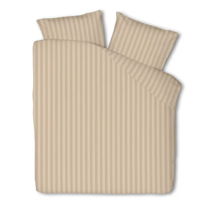 Dekbedovertrek Hotel Stripe - Taupe