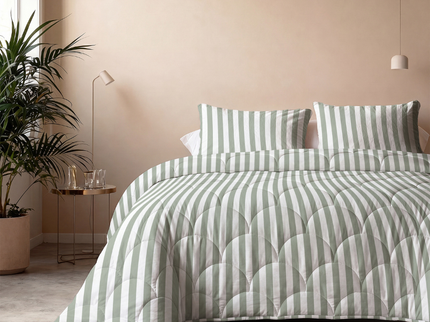 Lazy Dekbed Zonder Overtrek Cabana - Groen