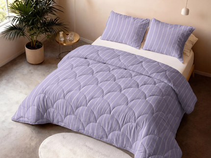 Lazy Dekbed Zonder Overtrek Poplin - Paars