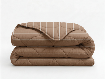 Lazy Dekbed Zonder Overtrek Poplin - Taup