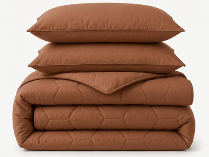 Easy Dekbed Zonder Overtrek - Mocha Mousse