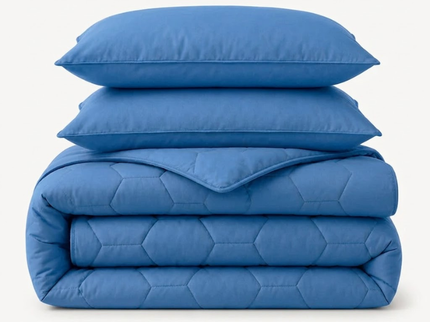 Easy Dekbed Zonder Overtrek - Blauw