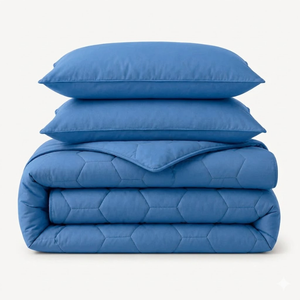 Easy Dekbed Zonder Overtrek - Blauw