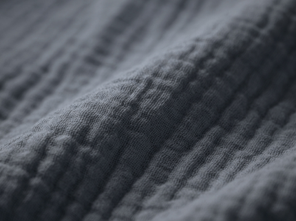 Dekbedovertrek Percale-Katoen - Mousseline - Navy