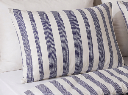Lazy Dekbed Zonder Overtrek met Instopstrook - Katoen - Royal Stripe
