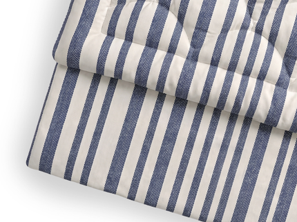 Lazy Dekbed Zonder Overtrek met Instopstrook - Katoen - Royal Stripe