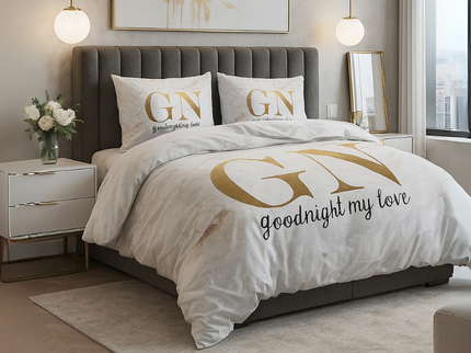 Dekbedovertrek Goodnight - Goud