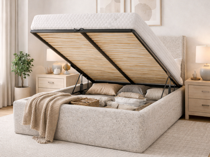 Boxspring met elektrische Opbergruimte - Porto