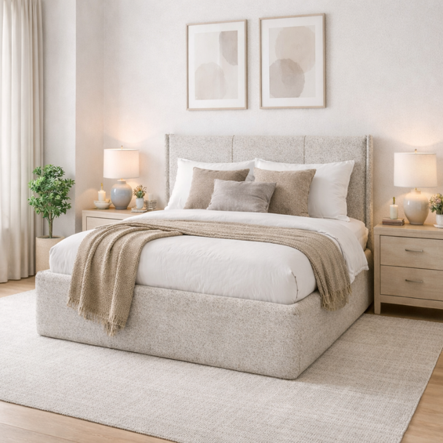 Boxspring met elektrische Opbergruimte - Porto