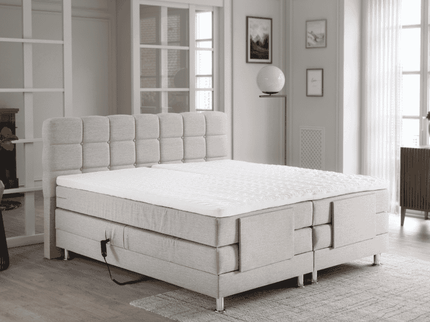 Elektrische Boxspring Arizona - Beige