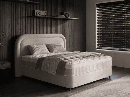 Boxspring met Opbergruimte - Essence - Beige