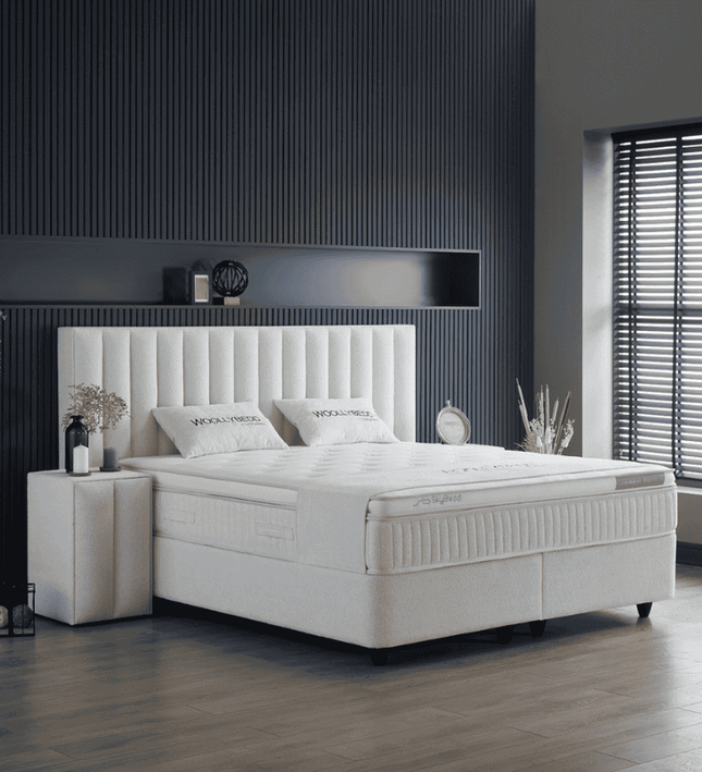 Boxspring met Opbergruimte - Woollybedd