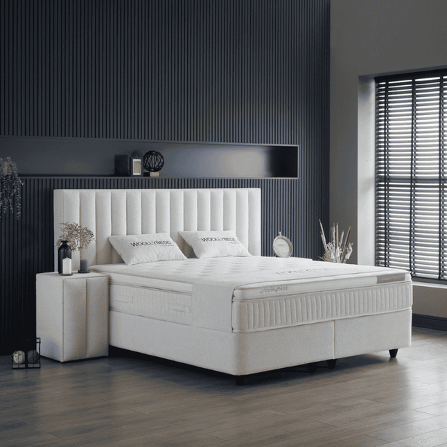 Boxspring met Opbergruimte - Woollybedd