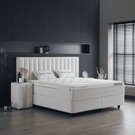 Boxspring met Opbergruimte - Woollybedd
