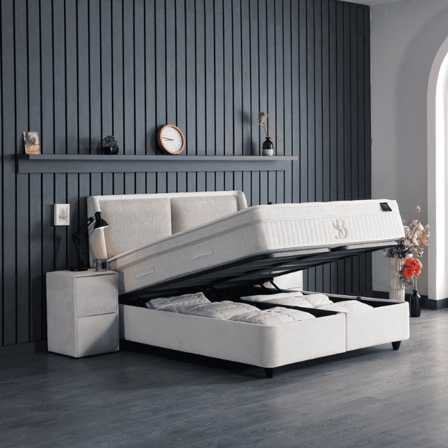 Boxspring met Opbergruimte - Twinbedd
