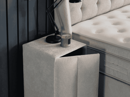 Boxspring met Opbergruimte - Perlabedd