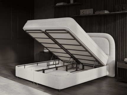 Boxspring met Opbergruimte - Essence - Off-White