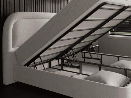 Boxspring met Opbergruimte - Essence - Off-White