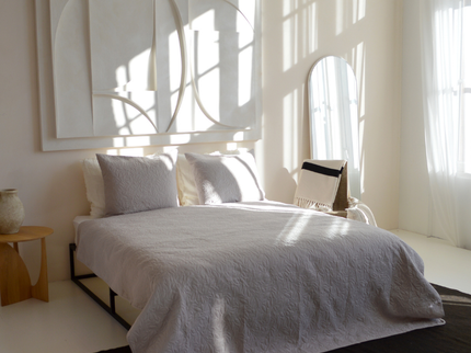 Bedsprei Flowers - Beige