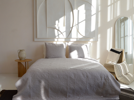 Bedsprei Flowers - Beige