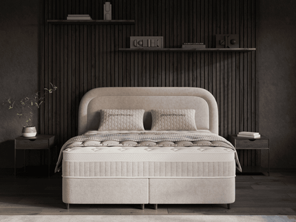 Boxspring met Opbergruimte - Essence - Beige