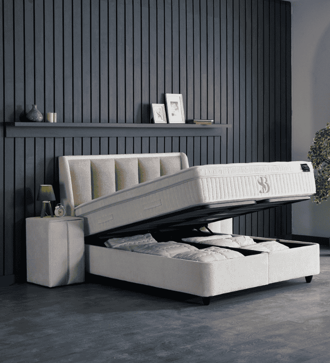 Boxspring met Opbergruimte - Noemibedd