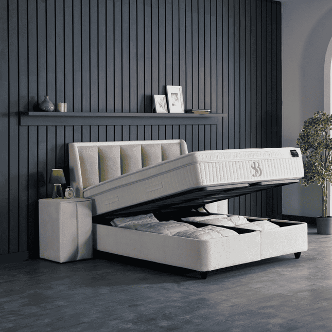 Boxspring met Opbergruimte - Noemibedd