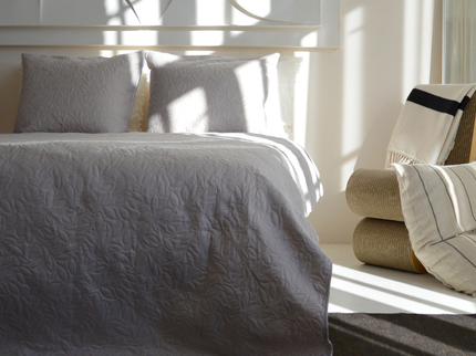 Bedsprei Flowers - Beige