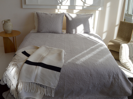 Bedsprei Flowers - Beige