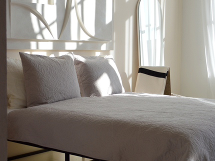 Bedsprei Flowers - Beige